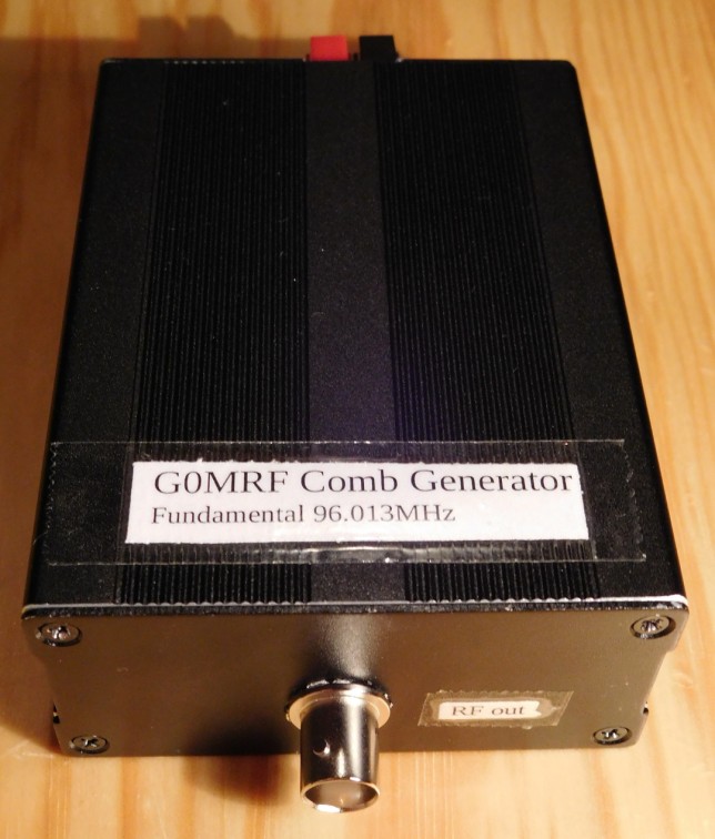 G0MRF comb generator: case closed