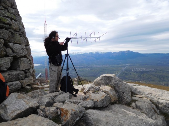 Me working from the summit