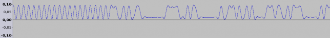 Subaudio signal (after FM demodulation and 250Hz low-pass filtering)