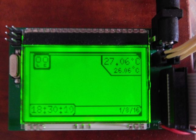 Aquarium controller board (front)